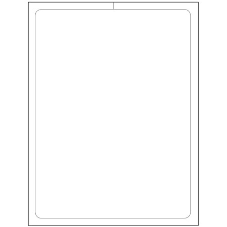 Car Dealer Depot Peel N Seal Laser WindowSticker Stock Blank, 8 1/2"X11" 4 Sided Seal Pk 8300